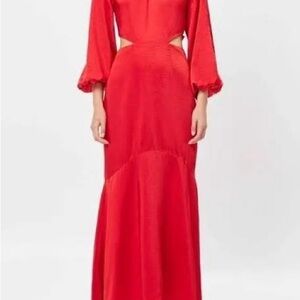 Elliatt Vibrant Red Long Sleeve Dress